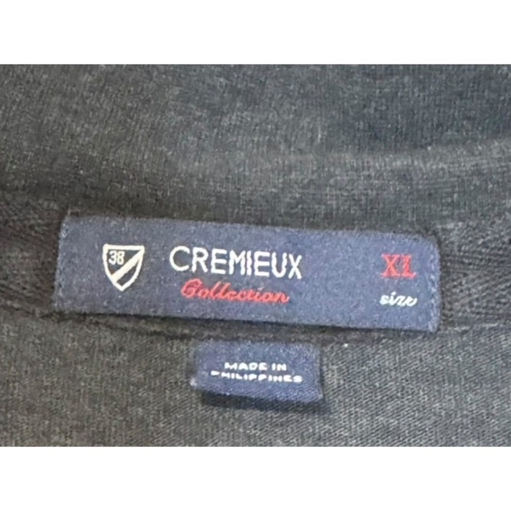 Daniel Cremieux Men's Sweater Long Sleeve Pullover Mock Neck Logo Cotton Gray XL - Picture 5 of 10
